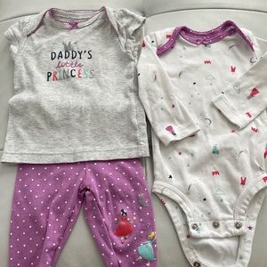 Baby girl pajama set